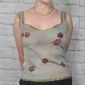 Vintage Y2K reworked fairy grunge cami blouse